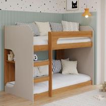 Beliche Infantil Montessoriana em MDF Ema Permobili com 2 Colchões Gazin Beliche Infantil Montessoriana em MDF Ema Permobili com 2 Colchões Gazin