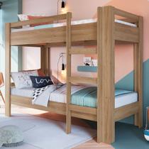 Beliche Infantil Slim Aveiro Oak - Completa Móveis Beliche Infantil Slim Aveiro Oak - Completa Móveis