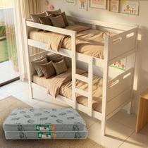 Beliche Jaspe Versátil Vira 2 Camas 2 Colchão Solteiro Estrado 100 Madeira Fenix ENVIO IMEDIATO Beliche Jaspe Versátil Vira 2 Camas 2 Colchão Solteiro Estrado 100 Madeira Fenix ENVIO IMEDIATO