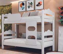 Beliche Kênia 2 Colchões D33 Espuma Premium Estrutura Forte Beliche Kênia 2 Colchões D33 Espuma Premium Estrutura Forte