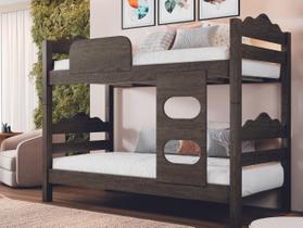 Beliche Kênia Estrutura Firme Mais 2 Colchões 14cm D33 Beliche Kênia Estrutura Firme Mais 2 Colchões 14cm D33