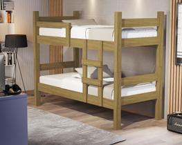 Beliche leticia com escada e grade proteção vira 2 camas solteiro -mdf + 2 colchões d23 Beliche leticia com escada e grade proteção vira 2 camas solteiro -mdf + 2 colchões d23