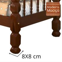 Beliche madeira maciça marrom - palmo - KAMABEL Beliche madeira maciça marrom - palmo - KAMABEL