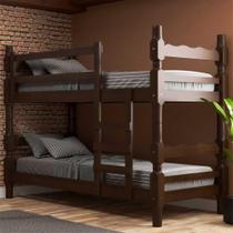 Beliche Madeira Maciça - vira 2 Camas - para Colchão 78/88 x 188cm Porto Multimóveis VCR4138 Beliche Madeira Maciça - vira 2 Camas - para Colchão 78/88 x 188cm Porto Multimóveis VCR4138