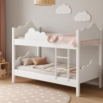 Beliche Marina Infantil Branco Acompanha Luminária Beliche Marina Infantil Branco Acompanha Luminária