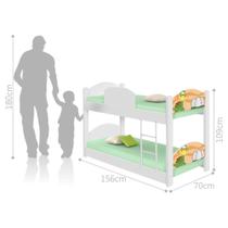 Beliche Mini Cama Dinossauro Baby com 2 Colchões