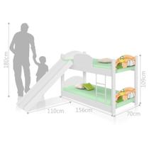 Beliche Mini Cama Dinossauro Baby com Escorregador