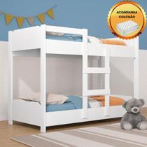 Beliche Mini Cama Infantil Com Escada Incluso Colchões 150x70 Para Crianças