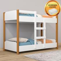 Beliche Mini Cama Infantil Com Escada Incluso Colchões 150x70 Para Crianças