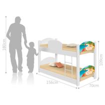 Beliche Mini Cama Terra dos Dinossauros com 2 Colchões