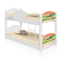 Beliche Mini Cama Trenzinho com 2 Colchões