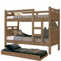 Beliche Moderna Com Cama Auxiliar Completa E Funcional Vira Duas Camas Com 3 Colchões D20 Confortaveis Beliche Moderna Com Cama Auxiliar Completa E Funcional Vira Duas Camas Com 3 Colchões D20 Confortaveis