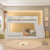 Beliche Montessoriano Star Plus com Grade Casatema MadeiraOriginals Branco