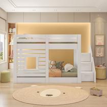 Beliche Montessoriano Star Plus com Janela Casatema MadeiraOriginals Branco Beliche Montessoriano Star Plus com Janela Casatema MadeiraOriginals Branco