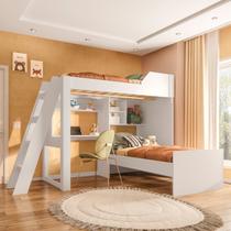 Beliche Office Infantil Juvenil com Escrivaninha Vivace Beliche Office Infantil Juvenil com Escrivaninha Vivace