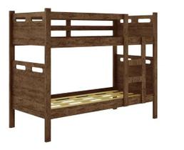 Beliche P/ Quarto Solteiro Castanho - Vira 2 Camas Separadas