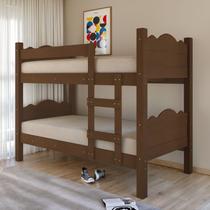 Beliche Pequim Art Panta 100% Mdf C/ Escada Vira 2 Camas P/Colchão 188x88- Super Reforçada - Freijo Beliche Pequim Art Panta 100% Mdf C/ Escada Vira 2 Camas P/Colchão 188x88- Super Reforçada - Freijo