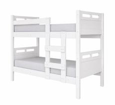 Beliche Princesa Infantil Branca Alta Resistência P/ Colchão 188x88 cm- 100% MDF Beliche Princesa Infantil Branca Alta Resistência P/ Colchão 188x88 cm- 100% MDF