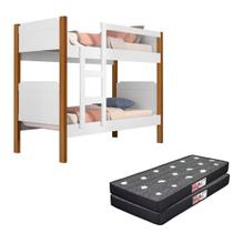 Beliche Reforçada De Solteiro Lançamento + Colchão D20 Flora