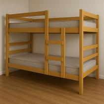 Beliche Solteiro Barreto Lonçarcci, Resistente 100kg por Cama, com Escada e Grade de proteção superior, Design Moderno