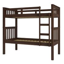 Beliche Solteiro Castanho Escuro 100% Madeira Pinus C/ Escada Lateral - Saraiva Beliche Solteiro Castanho Escuro 100% Madeira Pinus C/ Escada Lateral - Saraiva