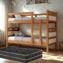 Beliche Solteiro Compacta Vira Duas Camas Modernas e Sofisticadas Com 2 Colchões D20