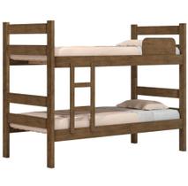 Beliche Solteiro J&A Móveis Prisma Plus c/ escada e proteção - Jequitibá Beliche Solteiro J&A Móveis Prisma Plus c/ escada e proteção - Jequitibá