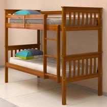 Beliche Solteiro Madeira Cama Dupla Em Altura Woodstore