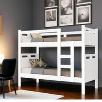 Beliche solteiro quarto meninos crianças com 2 colchões d20 confortáveis