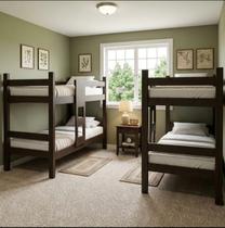 Beliche Solteiro Vira Duas Camas Leticia Madeira MDF