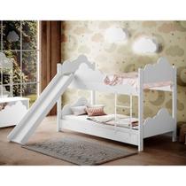 Beliche Sonho Doce Branca com Escorregador e 2 Luminárias Soninho