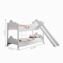 Beliche Sonho Nuvem com Escorregador Eduarda Branco
