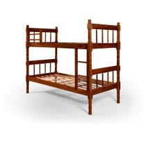 Beliche Torneada 8 Milão 90 cm com Grade e Escada em Madeira Maciça Imbuia Straub Web