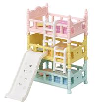 Beliche Tripla Calico Critters com Travesseiros e Edredons