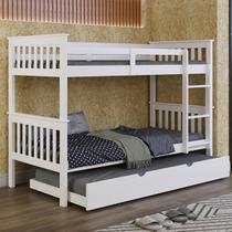 Beliche Triplo Solteiro Merk De Madeira Com Cama Auxliar Beliche Triplo Solteiro Merk De Madeira Com Cama Auxliar