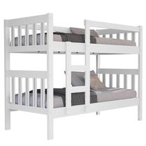 beliche vira cama de solteiro para quarto pousada ou rancho madeira mdf