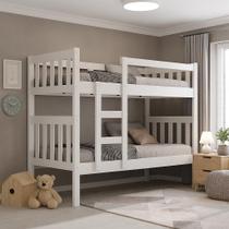 beliche vira cama de solteiro para quarto pousada ou rancho madeira mdf