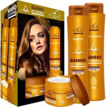 Belkit Banho de Verniz - Kit Revitalização Capilar Brilho Intenso (3 Produtos)