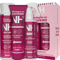 Belkit NH New Hair - Kit Combo Especial Blindagem no Chuveiro (3 Produtos)