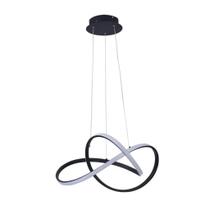 Bella Pendente Fluire Sb001b Led 30w 3000k Preto Bella Pendente Fluire Sb001b Led 30w 3000k Preto