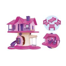 Bella Vila Casa Com Acessórios Casinha De Boneca - Usual Brinquedos Bella Vila Casa Com Acessórios Casinha De Boneca - Usual Brinquedos
