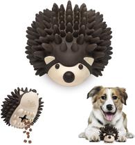 BellaBoo Pets Brinquedo interativo de cachorro para mastigadores fortes - Freddy The Hedgehog All-in-One Treat Ball + Food Dispensing Slow Feeder Dog IQ Puzzle + Dental Chew Toy for Medium and Large Breed Dogs