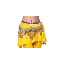 Bellydance Caderin Arabic Dance Velvet com gemas e moedas femininas