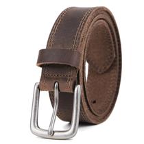 Belt VATAN, jeans casuais para uso diário em couro genuíno para homens