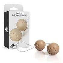 Ben-wa Conjunto 2 bolas pompoar Marfim - Adao e Eva - Adão e Eva