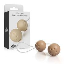 Ben-wa - Conjunto 2 bolas pompoar - Marfim - Adtoys
