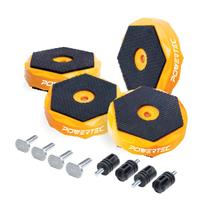 Bench Dog Puck POWERTEC serve para 3/4 Dog Hole Work Bench, pacote com 4 unidades