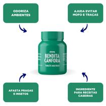 Bendita canfora tablete pote c/30 x 0,75g