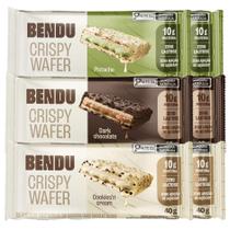 Bendu crispy wafer kit 6 unid barrinha - zero lactose