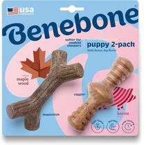 Benebone Brinquedo Puppy Pack Maplestick+Zaggler Bacon